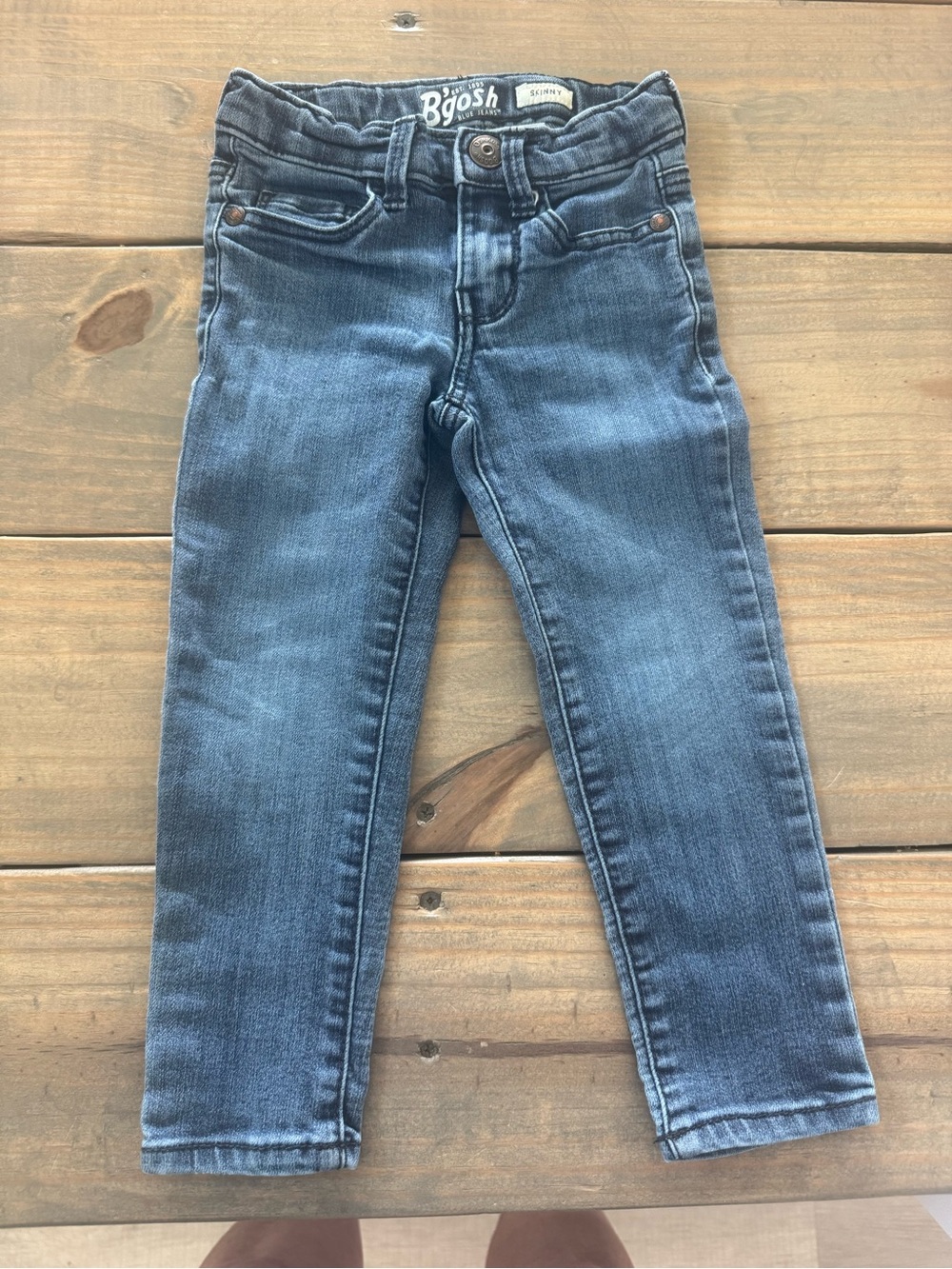 OshKosh B'gosh Girls' Medium Blue Stretch Skinny Jeans